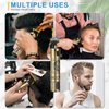 pynogeez Cordless Hair Clippers for Men Professional Hair Trimmer LCD Display 0mm Baldheaded Clippers for Hair Cutting Men Grooming Kits Rechargeable, Gold