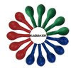 KADBANER Green Red Blue Balloons,100-Pack,12-Inch Latex Balloons