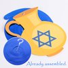 30PCS Hanukkah Decorations Hanging Swirls - Holiday Chanukah Party Supplies Favors Ceiling Decor