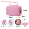 Elonbo 4K Digital Camera Carrying Case for Femivo/VETEK/IWEUKJLO/VJIANGER/WIKICO/Saneen/OIEXI 4K 48MP Vlogging Camera, Travel Compact Camera Storage Cover Bag Organizer Holder, Pink