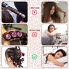 Syhood 48 Pcs Sponge Hair Rollers Soft Sleep Foam Hair Curlers Heatless Pillow Sponge Hair Curlers to Sleep in Flexible Hair Styling Rollers Tools for Long Hair Women(Cloth Cover,Leopard)