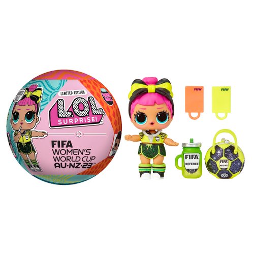 L.O.L. Surprise! X FIFA Women's World Cup Australia & New Zealand 2023 Dolls with 7 Surprises, Accessories, Limited Edition Dolls, Collectible Dolls, Soccer- Themed Dolls- Great Gift for Girls Age 4+