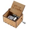 You are My Sunshine Wood Music Boxes,Laser Engraved Vintage Wooden Sunshine Musical Box Gifts for Birthday/Christmas/Valentine's Day (You are My Sunshine)
