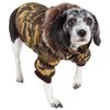 Pet Life Metallic Fashion Dog Parka With Removable Hood Camo Metallic (Medium)