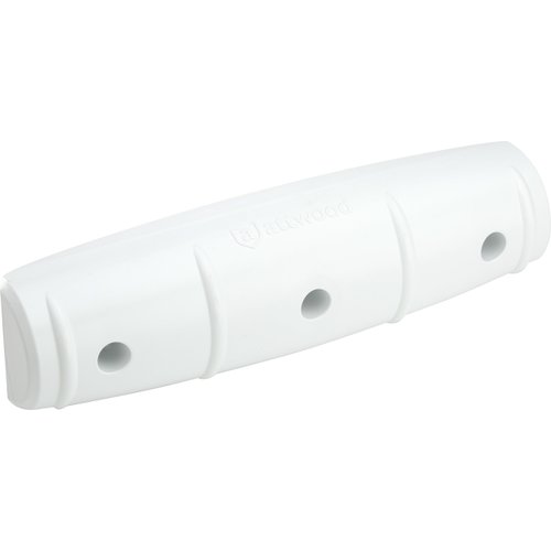 attwood 93532-1 Softside UV-Resistant Marine 18-Inch Straight-Edge Dock Fender, White