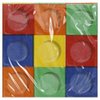 Creative Converting Beverage Napkins, 5" x 5", Multicolored