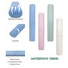 SietDESEO 4 Pack Toothbrush Travel Case, Portable Breathable Toothbrush Holder for Travel Business Camping School Toothbrush Case