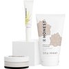 Honest Beauty The Icons Skincare Trio | Mini Hydrogel Cream, Gentle Gel Cleanser, Vitamin C Radiance Serum | EWG Verified, Vegan + Cruelty Free