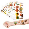 Desert Temporary Tattoos Camel Party Decorations Favors Supplies Summer Themed Cute Stickers 10 Sheets 100 PCS Gifts for Baby Girls Boys Class School Carnival