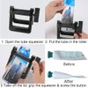 Toothpaste Squeezer - Tube Squeezer Rollers, Metal Toothpaste Tube Wringer Seat Holder Stand Stainless Steel, for Cooking,Hair Salon, Paint Tube, Color Dye