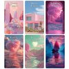 ZZBUY Romantic Love Oracle Cards, Oracle Cards Deck with Meanings on Them, Soulmates and Twin Flames Oracle Tarot Cards for Beginner, Love Relationships