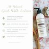 Bend Soap Company Unscented Goat Milk Lotion 3-Pack (8oz x 3) - Gentle Formula for Sensitive Skin (Almond Delight)