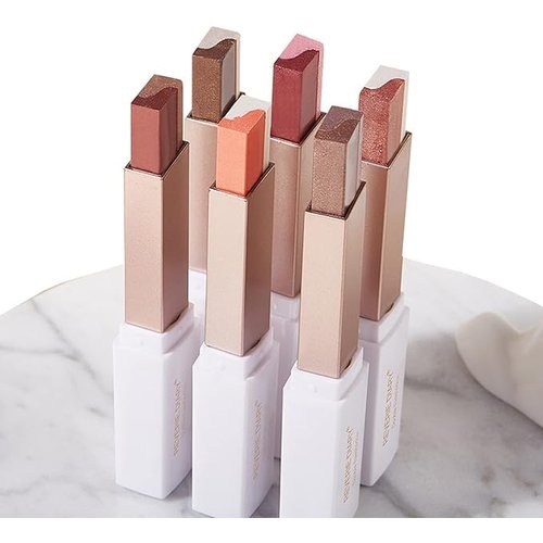 SUBAOQI Color Gradient Eye shadow Stick Set, Two-color Eye shadow Makeup Pen Rotation Flash Radiation Eye shadow Stick Waterproof Sweat Proof Durable Women's Eye Makeup Eye shadow Stick Set (146)