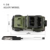TOKAXI 1/36 Scale Jeep Wrangler Rubicon Diecast Car Models,Pull Back Vehicles Toy Cars,Cars Gifts for Boys Girls