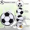 Shihanee Sport Party Favor Bags Ball Themed Party Goody Candy Bags Sport Game Treat Bags Baseball Football Basketball Soccer Non Woven Gift Bags Sport Theme Party Supplies (Soccer,24 Pcs)
