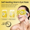 BeHoomi Steam Eye Mask, 10 Packs Heated Eye Mask, Self Heating Disposable SPA Warm Compress for Eyes Sleep Mask, Soothing Moist Heat Eye Masks, Travel Essentials & Relaxation Gifts (Chamomile Scent)
