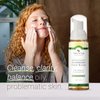 Tree to Tub Sensitive Skin Face Wash for Oily or Combination Skin - Gentle Tea Tree Face Cleanser for Women & Men, Oil Free Daily Foaming Facial Cleanser w/Organic Aloe Vera, All Natural Peppermint