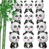 12Pcs Cute Panda Balloons, Aluminium Foil Mylar Zoo Jungle Animal Balloons Panda Party Supplies for Kids Boys Girls Panda Theme Birthday Baby Shower Party Favor Decorations