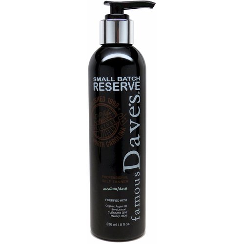 Dave's Self Tanner Organic & Natural Medium/Dark Sunless Tanning Lotion. All Skin Types