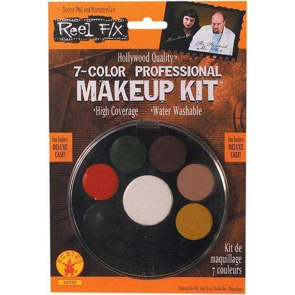 7 Color Professional Makeup Kit Reel F/X Halloween Costume Makeup