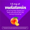 Vitafusion Kids Melatonin Gummy Supplements, Tropical Peach Flavored Sleep Support Supplements (1), 50 Count