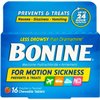 Bonine Raspberry Chewable Tablets for Motion Sickness, 16 (2 Pack), 16 Count (Pack of 2)