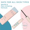 FEG Eyelash Enhancer Rapid Eyelash Growth Serum with Natural Ingredients | Lash Serum for Growing Naturally Thick, Full, and Long Eyelashes | Stimulates Natural Eyelash Growth | 3-Pack of 3ml Tubes