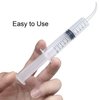 Benvo 6 Pack Disposable Dental Syringe 12ml with Curved Tip Dental Irrigation Syringe for Mouthwash Oral Care, Tonsil Stones Squirt Liquid Injection, Oil, Glue, Lab Pet Feeding(With Clear Measurement)