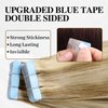 LADY MIRANDA 14 Inch Tape in Hair Extensions Human Hair 40g/20pcs Blonde Hair Extensions Soft Hair Extensions Real Human Hair Invisible Tape in Hair Extensions (9A/60, 14 Inch)