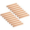 Gejoy 16 Pcs Wooden Tile Holders Letter Tray Racks Replacement Racks Word Tray for Crafts and Game Stands School Students