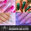 Chunky Holographic Body Glitter I 16 Colors + Glitter Glue for Face Glitter Makeup, Hair, Eye & Fine Glitter Eyeshadow - Perfect for Halloween, Slime, Resin, Tumblers, Craft, Cosmetic & Nail Art