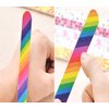 HeeYaa Nail File 10 PCS Professional Double Sided 100/180 Grit Nail Files Emery Board Colorful Manicure Pedicure Tool and Nail Buffering Files