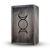 CRAFTERIAN WoodenTarot Card Box/Case/Holder - Dark - for Most Standard Size Tarot Cards (Fits Deck Size with Box Measuring 5,51 x 3.54 x 1,96)