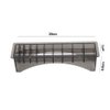 Clipper Guard Holder,Rectangular Plastic Comb Storage Box, 10 Grid Clipper Guard Holder Clippers Box Case Master with Rectangle Combs Guides Universal Base Tools Container