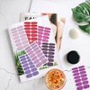 DANNEASY 24 Sheets Full Nail Wraps Nail Polish Stickers for Women Solid Color Nail Polish Strips Gel Nail Strips Self Adhesive Fingernail Stickers Manicure Kit with 1pc Nail File, Cuticle Stick