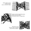 Pearl Hair Clips and Combs Set - Elastic Stretch Double Clips, Magic Combs, DIY Hair Styling Tool (Black)