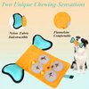 Melede Dog Squeaky Toy, Indestructible Plush and Nylon Fabric Dog Puzzle Toy, Interactive Dog Toys