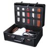 Professional Barber Suitcase with Code Lock, Hairdresser's Tool Box Barber Supplies 15.74 * 12.2 * 6.3in