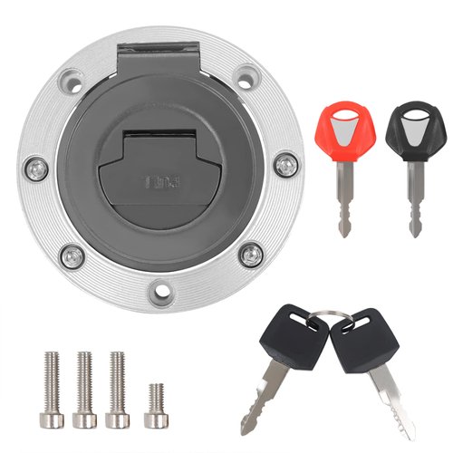 Ignition Switch Fuel Gas Cap Seat Lock Key Set Replacement for Yamaha FJR1300 2001-2005, YZF R1 R6 1992-2004 2007-2013, YZF R6S 2004 2006-2009, FZ6 FZ6S FZ6N 2004-2010