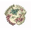 WallyE Shabby Chic Floral Paper Napkins,Mint Floral Printed Country Garden Inspired for Thanksgiving Garden Party or Wedding,40 Pack
