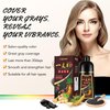 Black Hair Dye Shampoo for Gray Hair Coverage, Natural & Long-lasting Hair Color Shampoo Para Canas Mujer, 3 in 1 Herbal Shampoo Hair Dye Christmas Gifts for Men Women 500ml