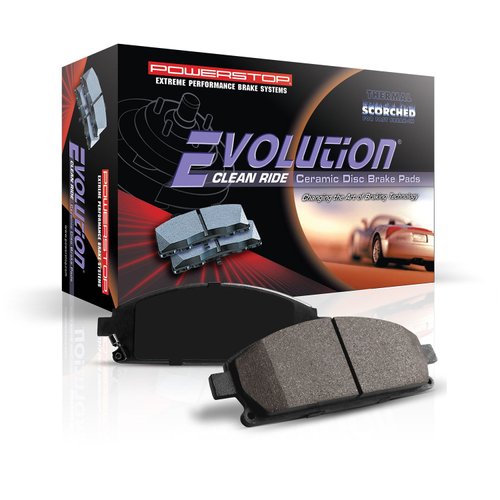 Power Stop 16-1095 Z16 Evolution Rear Ceramic Brake Pads For Cobalt | C-Max Ecosport Escape Focus Transit Connect | S-Type Super V8 Vanden Plas XF XJ XK | Mazda 3 | Saab 9-3 [Application Specific]