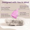 EcoBlossom Reusable Menstrual Cup Set - The Most Reliable Medical Grade Silicone Period Cups - Comfortably use for 12 Hours (2 Small Cups)