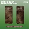 Clairol Natural Instincts Demi-Permanent Hair Dye, 6A Light Cool Brown Hair Color, Pack of 1