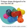 The Pencil Grip Original Pencil Grippers 6 Pcs, Pencil Grips for Kids Handwriting, Ergonomic Pen Grip for Righties & Lefties, Pencil Holder for Kids, Toddlers, Adults, Writing Tool with Finger Cushion