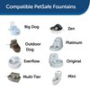 PetSafe Drinkwell Premium Replacement Carbon Filters, Dog and Cat Water Fountain Filters, Pack of 12