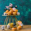 Gyufise 24Pcs Horror Movie Cupcake Toppers Glitter Telephone No You Hang Up Killer Birthday Cupcake Picks for Horror Movie Theme Birthday Halloween Party Cake Decorations Supplies