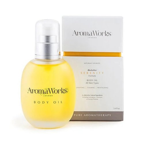 Serenity Body Oil by Aromaworks for Unisex - 3.4 oz Body Oil