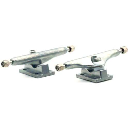 RACOFSB Fingerboard Trucks 34mm 32mm 29mm Professional Eureka 3.0 Version with Pro Bushing and Pivot Cup (34mm Silver)
