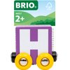 BRIO – Letter Train H | Wooden Train Set Accessory Toy for Kids Age 2 Years Up